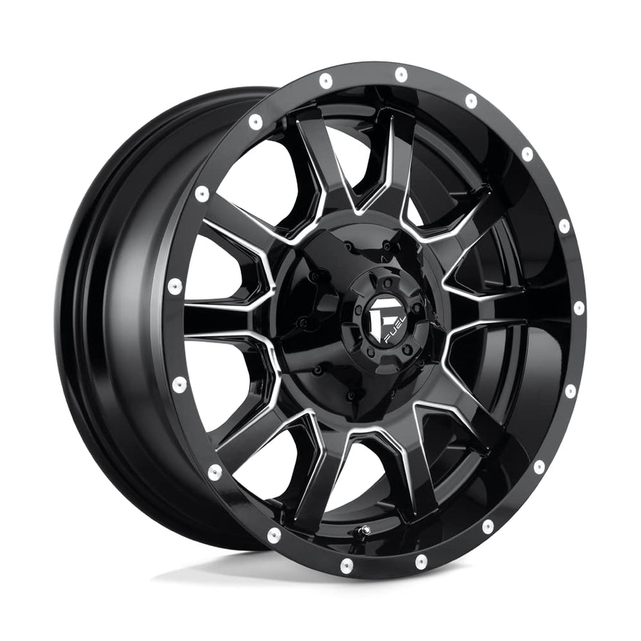 1PC Fuel D627 20X9 8X180 GL-BLK-MIL 20MM - D62720901857