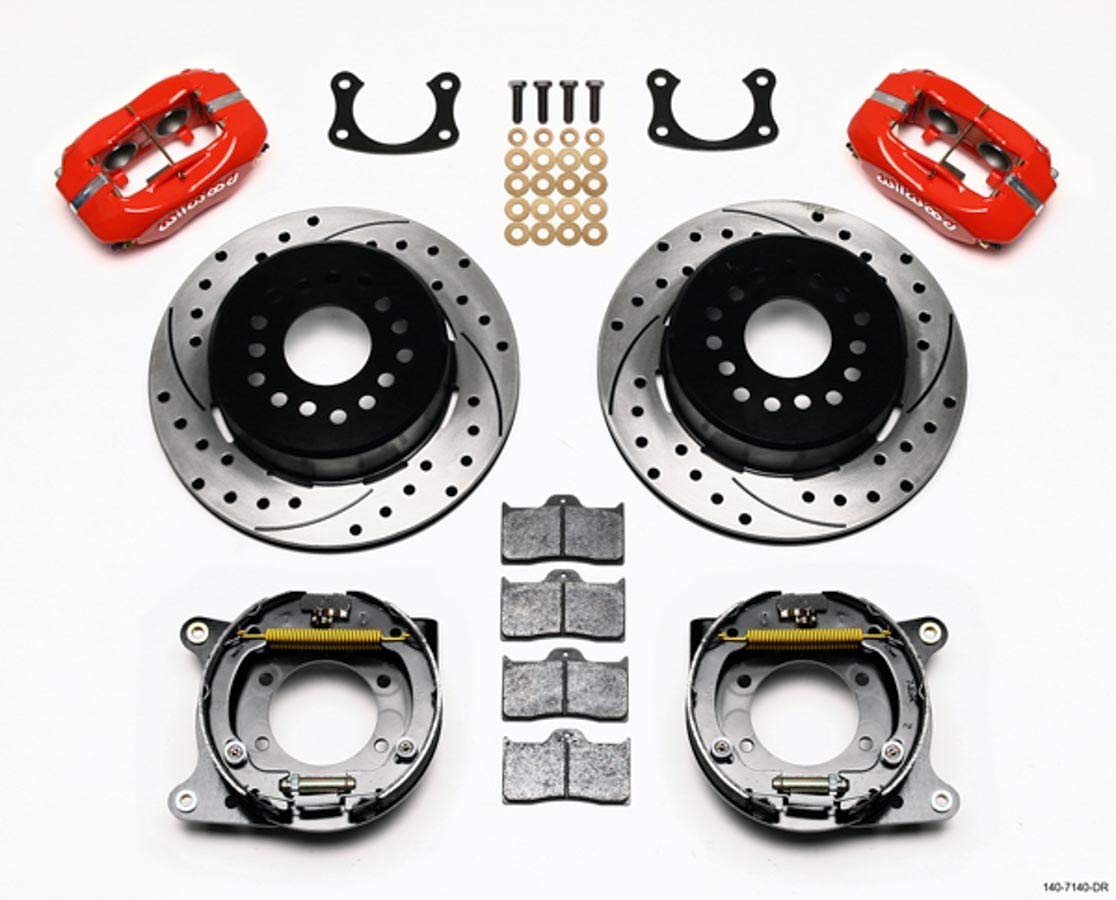 Wilwood Pro S Rear Parking Brake 140-7140-DR Kit Ford Torino Big Bearing