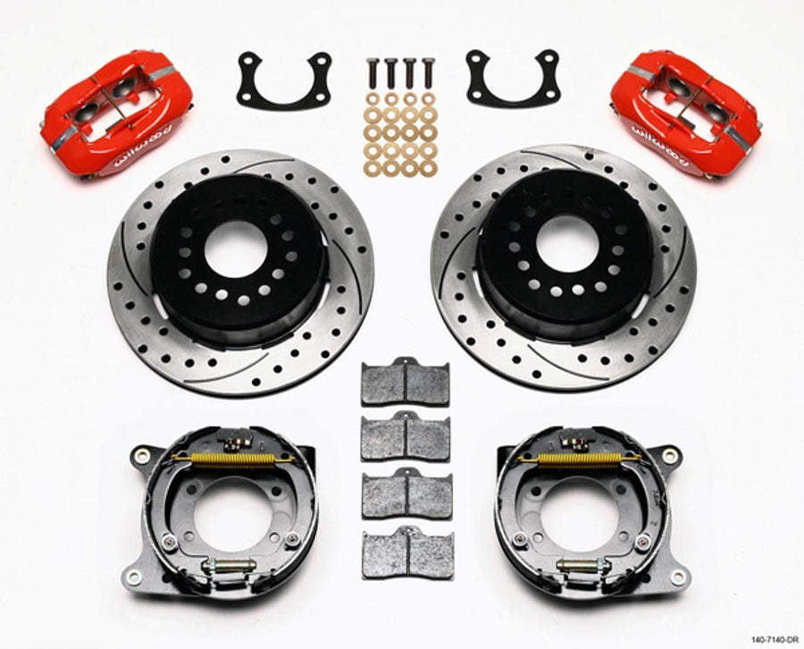 Wilwood Pro S Rear Parking Brake 140-7140-DR Kit Ford Torino Big Bearing