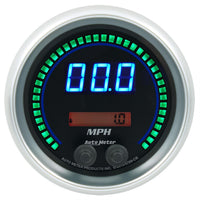 Gauge, AutoMeter 6789-CB Speedo, 3 3/8", 260 Mph / 260 Km/H, Elec Program, Cobalt Elite Digital