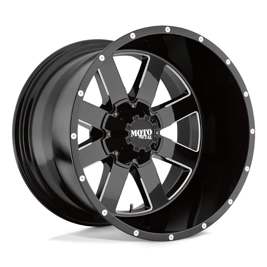 Moto Metal 20X10 MO962 G-BLK MILL -24MM - MO96221087324NUS