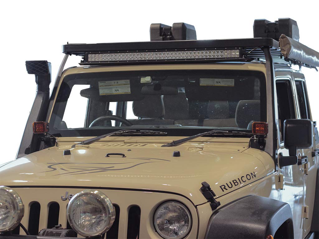 Front Runner Spot Light Windshield Brackets Compatible with Jeep Wrangler JK/JKU