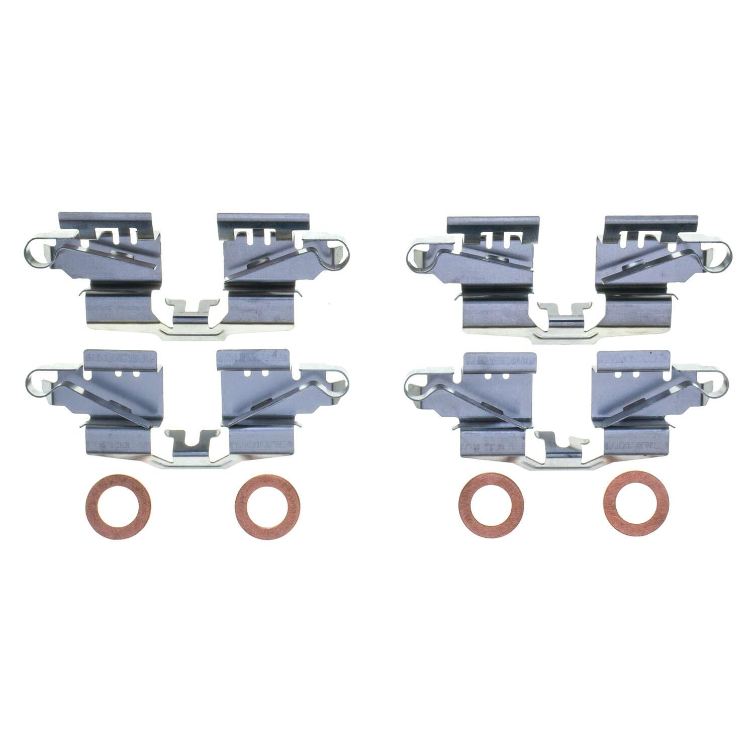 Rear Power Stop S15158 Pair of High-Temp Red Powder Coated Calipers