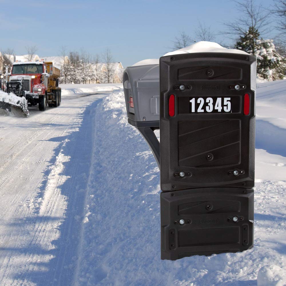 Total Defense Mailbox Shield by American Home for Snow and Road Hazard Mailbox and Post Protection