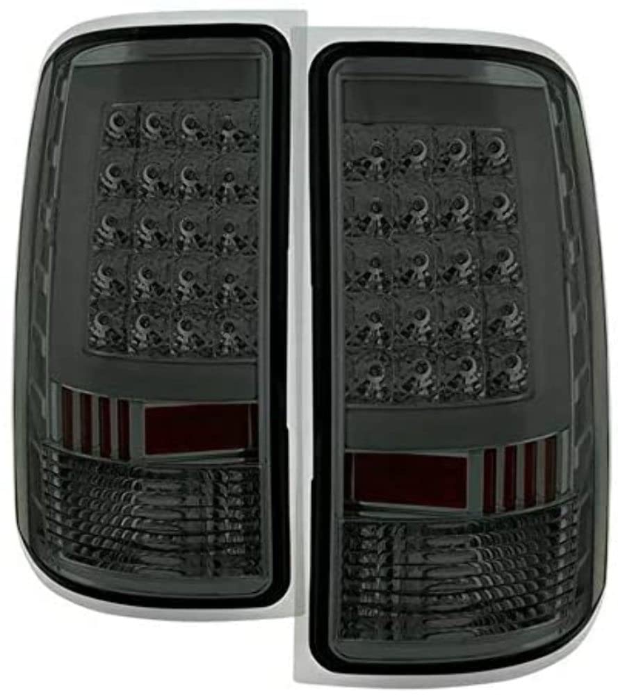 Tail Light Xtune ALT-ON-GS07-G2-LED-SM (GMC Sierra 1500 07-13 2500HD/3500HD 07-14 (does not fit 3500HD Dually Models) LED s - Smoke)
