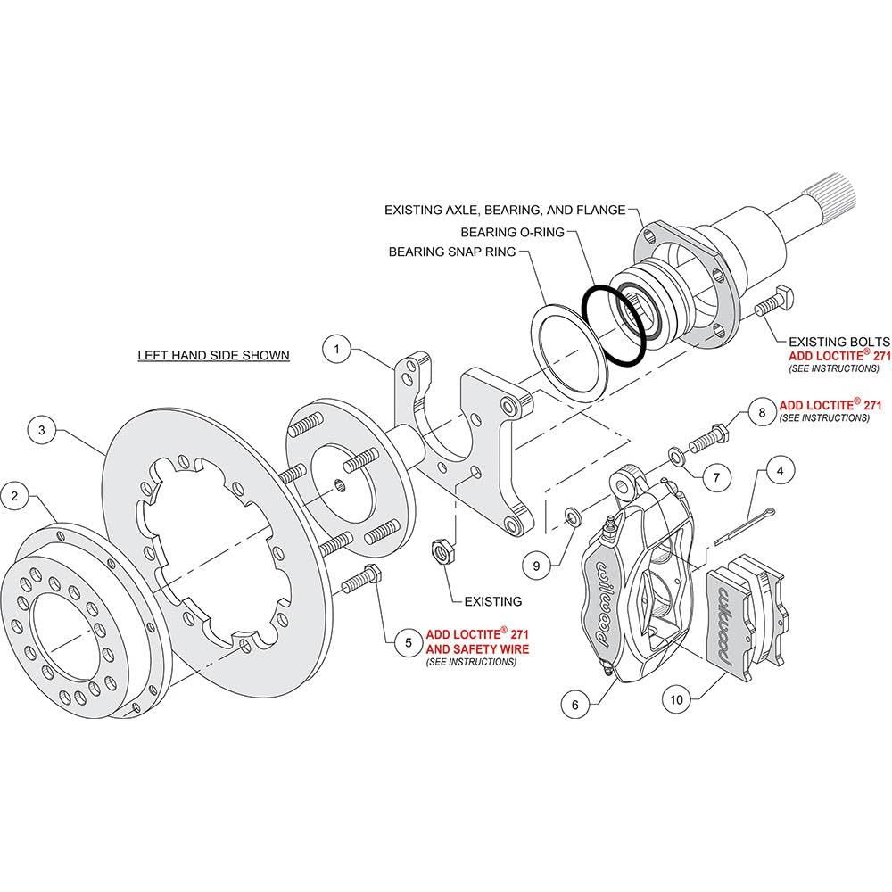 Brake Kit Wilwood 140-8853-D