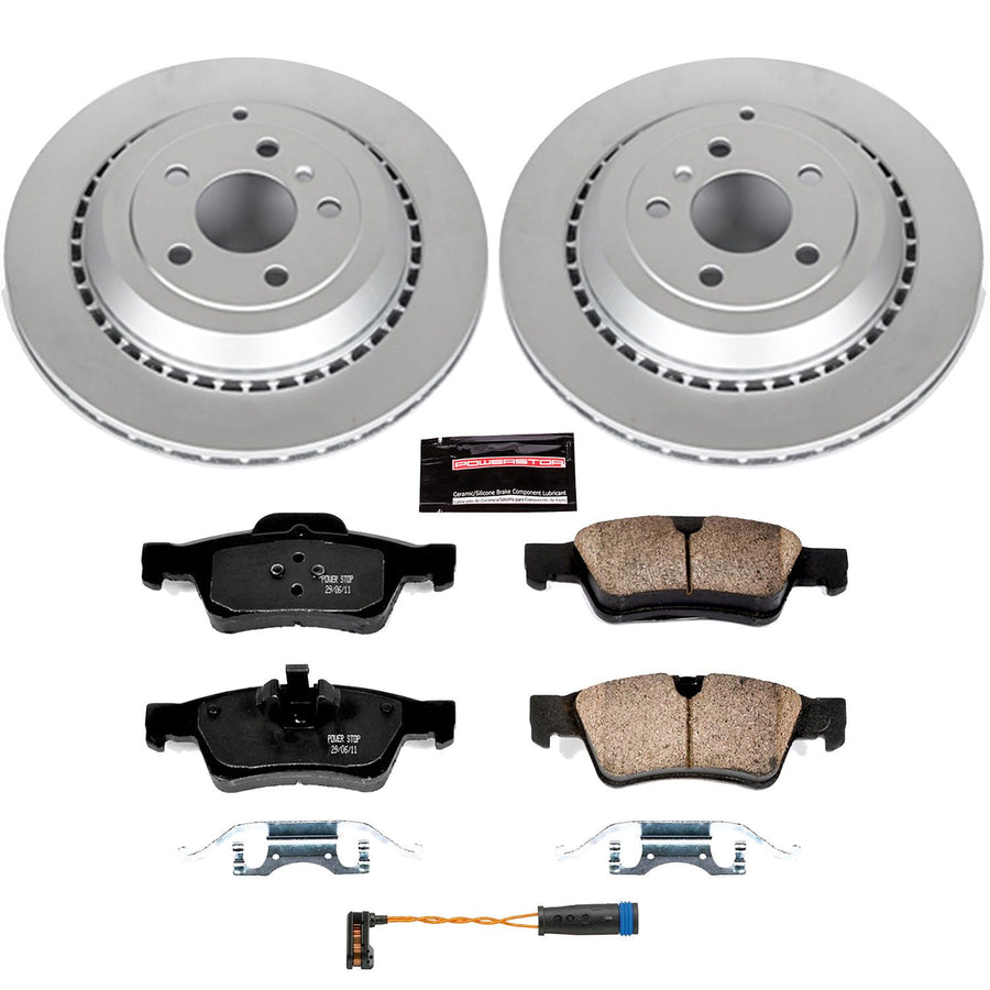 Power Stop CRK6708 Z23 Geomet Coated Brake Kit Rear For Mercedes GL320, Mercedes GL350, Mercedes GL450, Mercedes GL550, Mercedes ML550, Mercedes R320, Mercedes R350, Mercedes R500 [Model Specific]