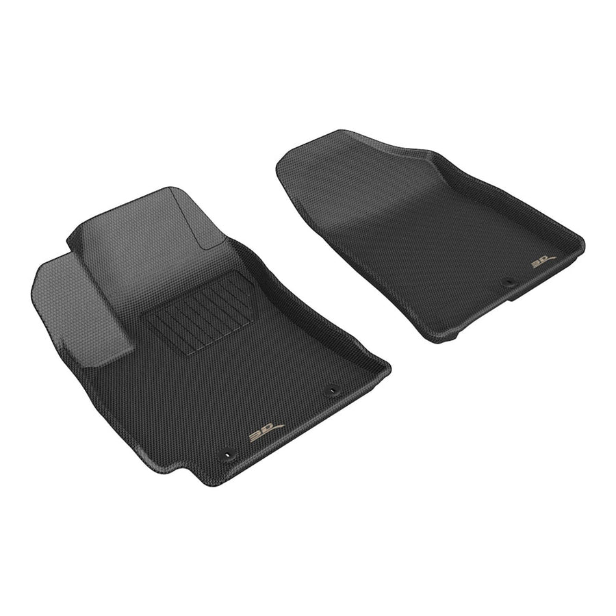 Kagu Floor Mat 3D MAXpider Custom Fit (Black) Compatible with Hyundai Kona 2024-2026 - Front Row