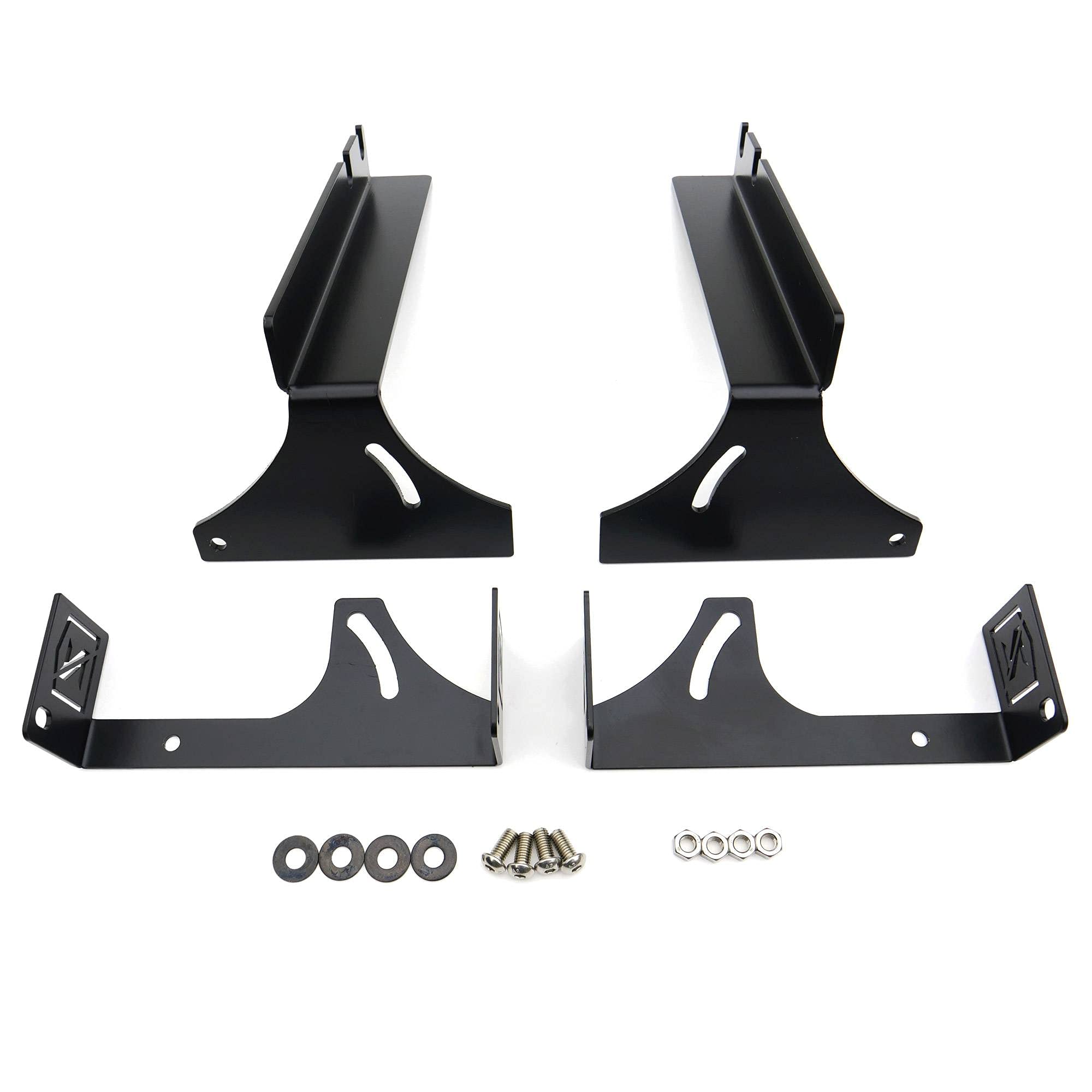 ZROADZ Black Z382051 Rear Bumper LED Light Bar Mounting Bracket 2007-2013 CHEVROLET SILVERADO 1500