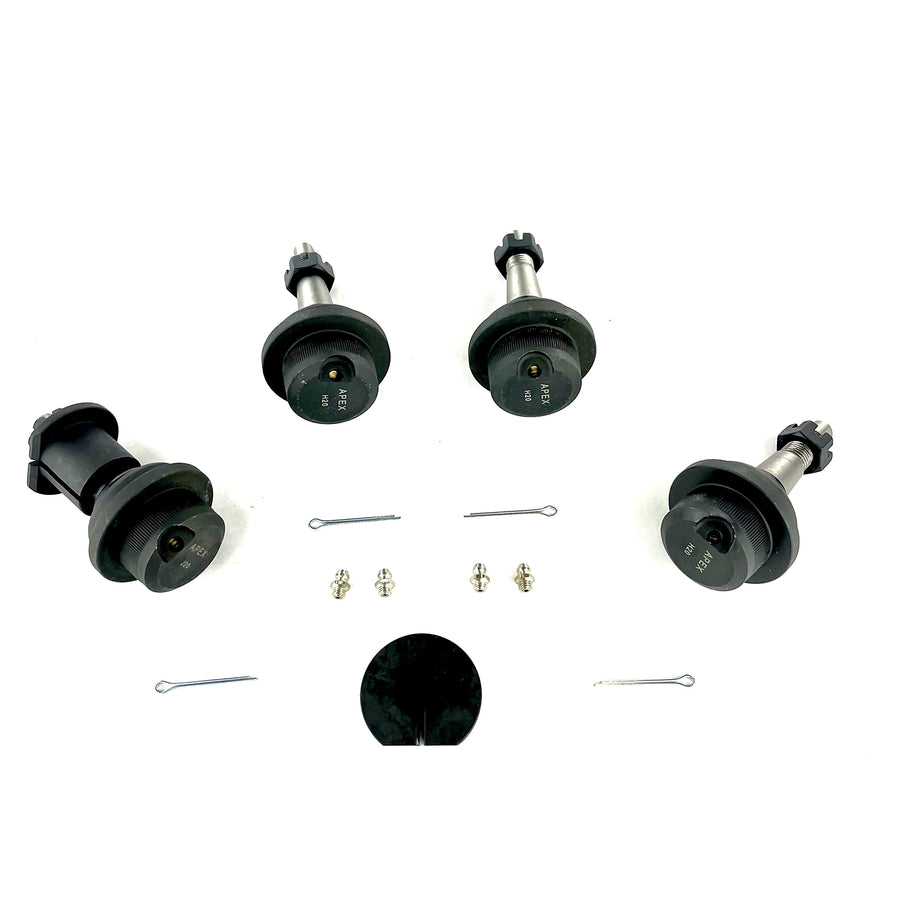 Ball Joint Kit 4 - 2 Upper and 2 Lower Fits Jeep Wrangler JL and Gladiator JT