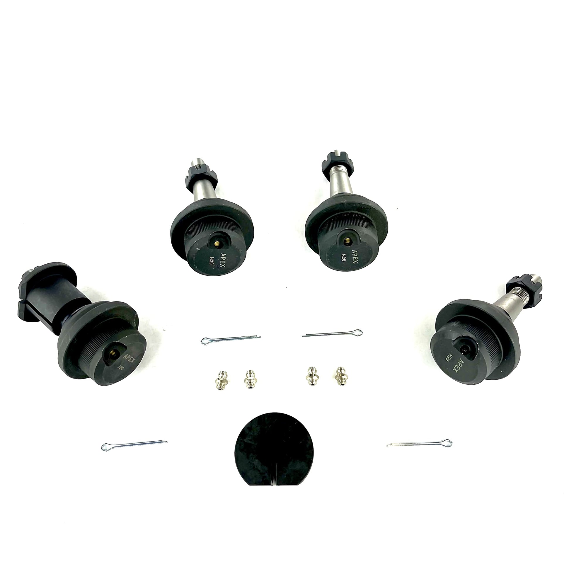 Ball Joint Kit 4 - 2 Upper and 2 Lower Fits Jeep Wrangler JL and Gladiator JT