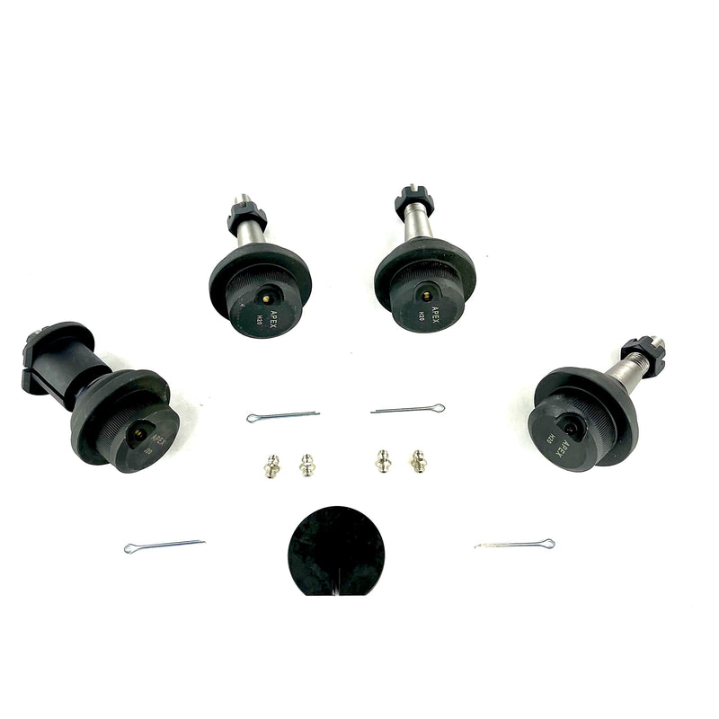 Ball Joint Kit 4 - 2 Upper and 2 Lower Fits Jeep Wrangler JL and Gladiator JT