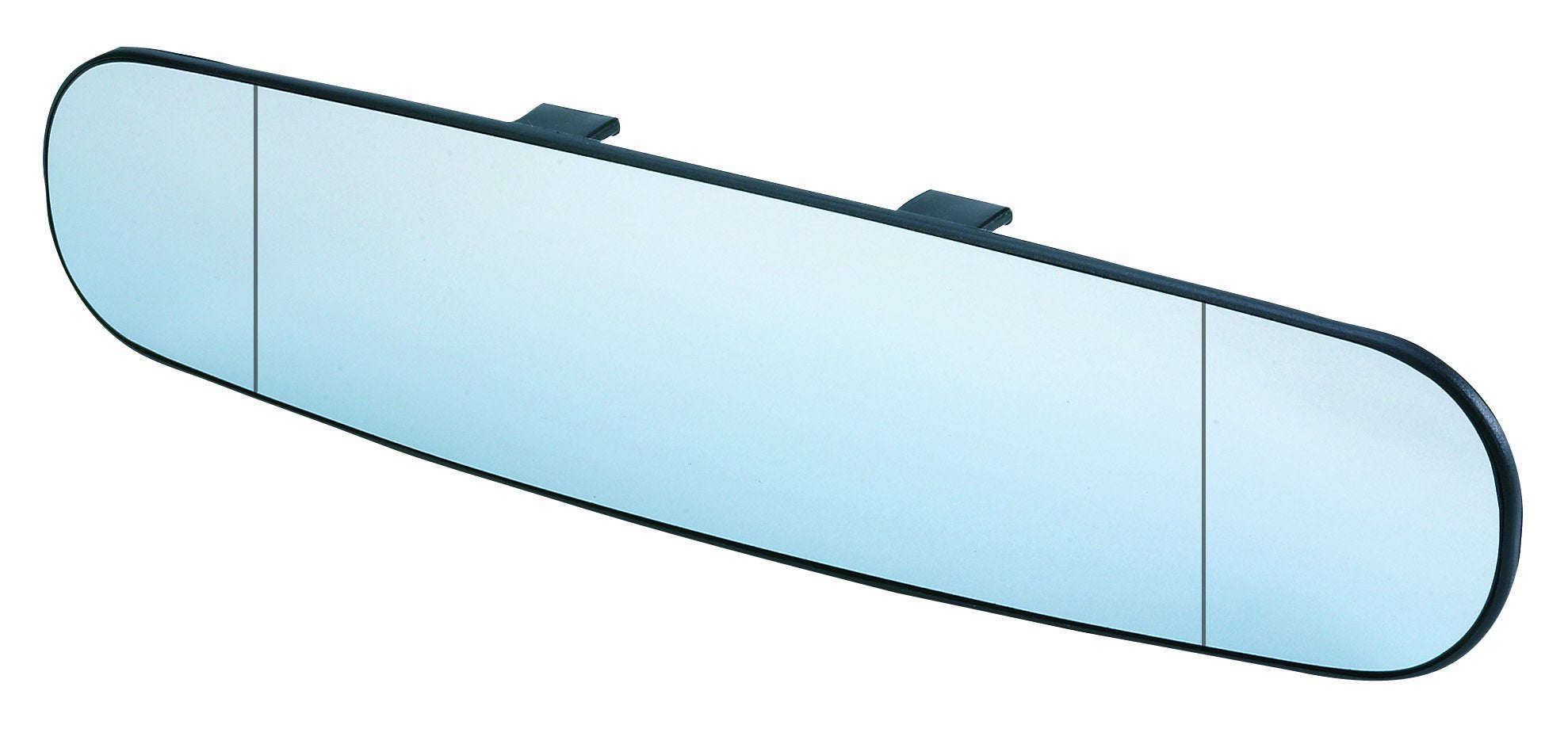 K Source 11 1/2" Universal Aspheric Extra Wide Angle Rear View Mirror, Optical Blue Lens, Clip-On, Easy Install, For Cars, Vans, SUVs & Trucks