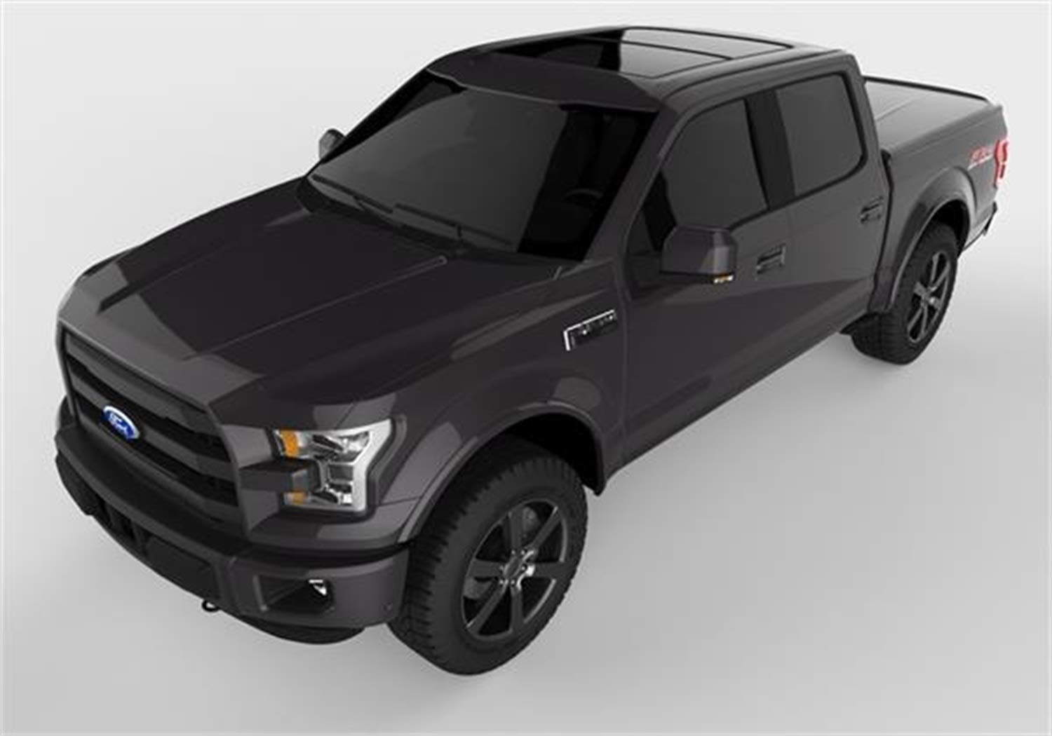 UnderCover RealTruck Lux One-Piece Truck Bed Tonneau Cover | UC2156L-UH | Fits 2015 Ford F-150 (UH - Tuxedo Black) 5' 7" Bed (67.1")
