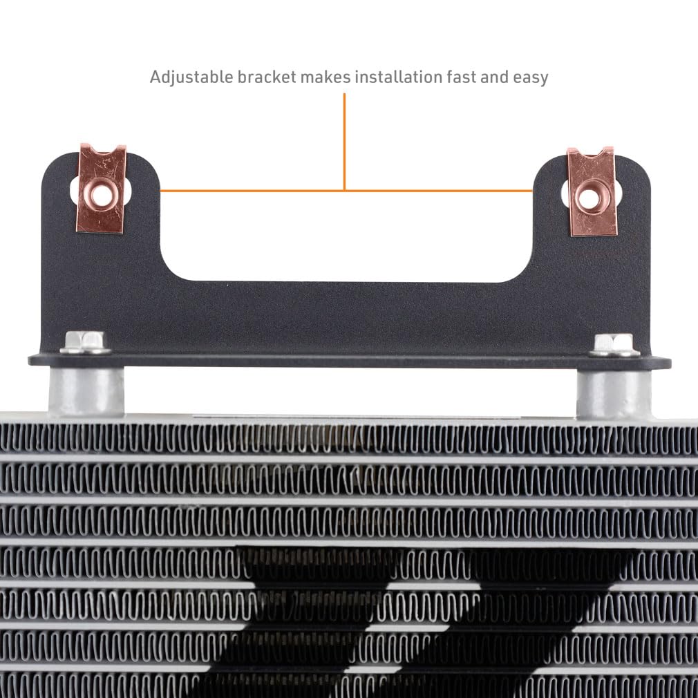 Mishimoto Transmission Cooler MMTC-GMT-99, Compatible with Chevrolet Silverado & Fits GMC Sierra, 1999-2013