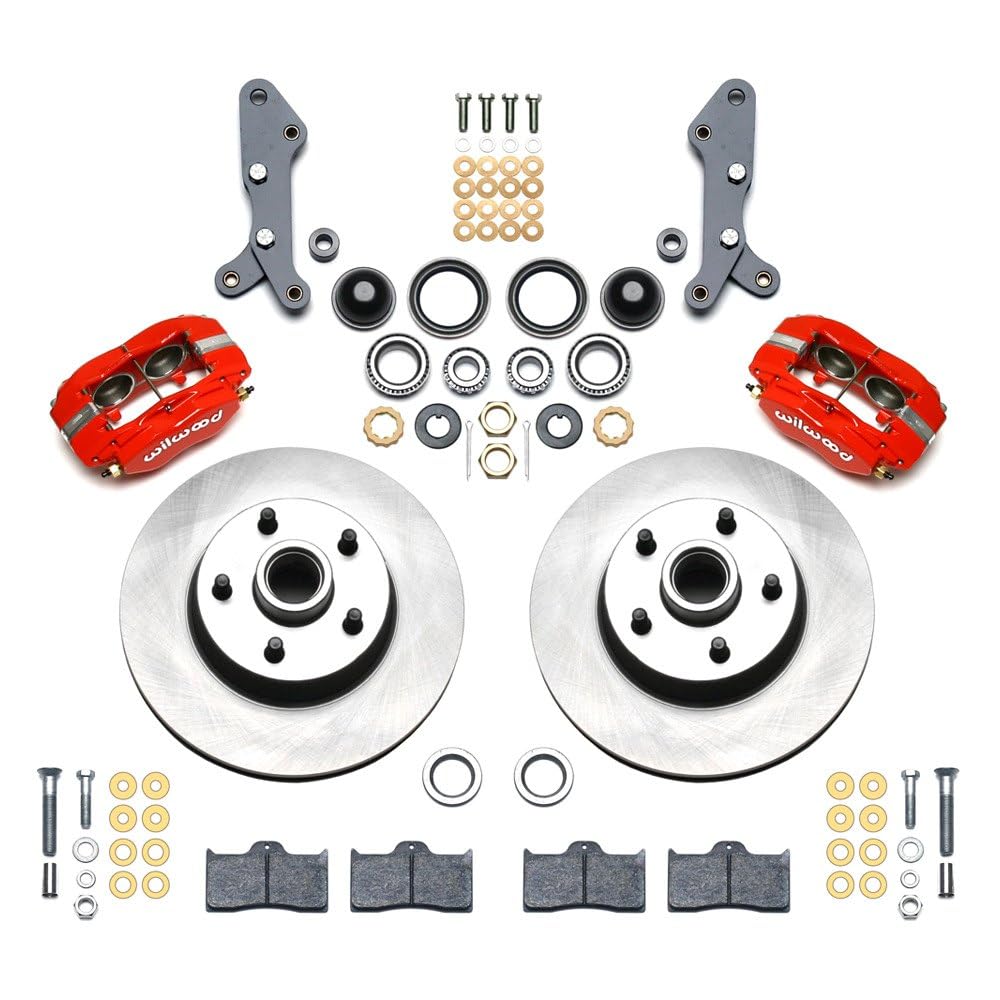 1 PC Rotor&Hub, FDL-M Front Kit, 11.30" Red