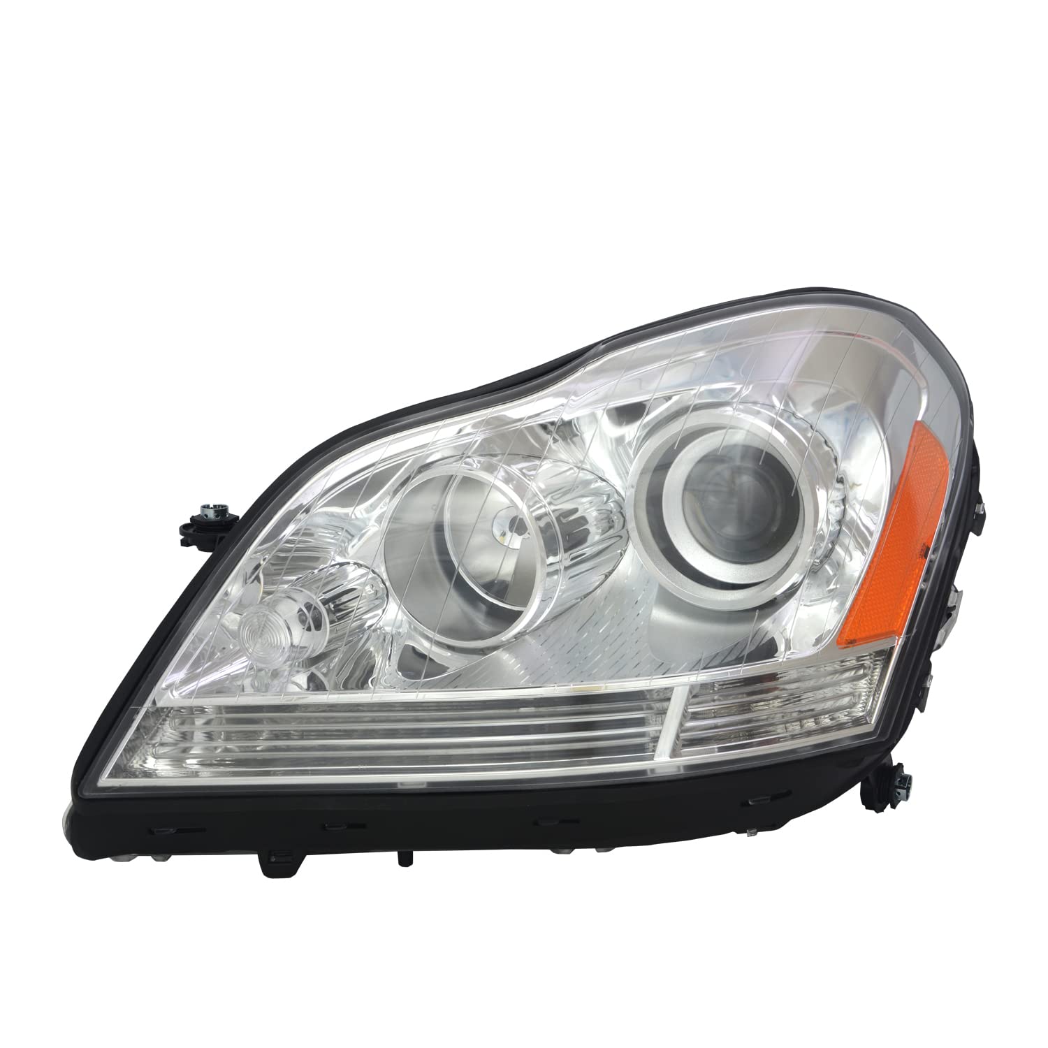 Left TYC Headlight Assembly Compatible with 2007-2012 Mercedes Benz GL class