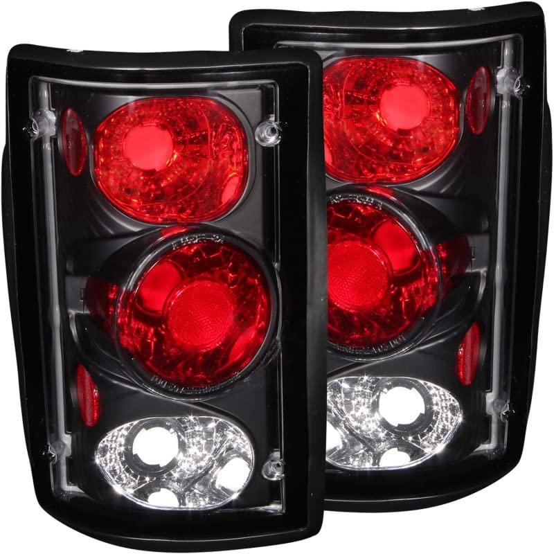Black Euro Tail Light Set-Clear Lens ANZO USA 211051