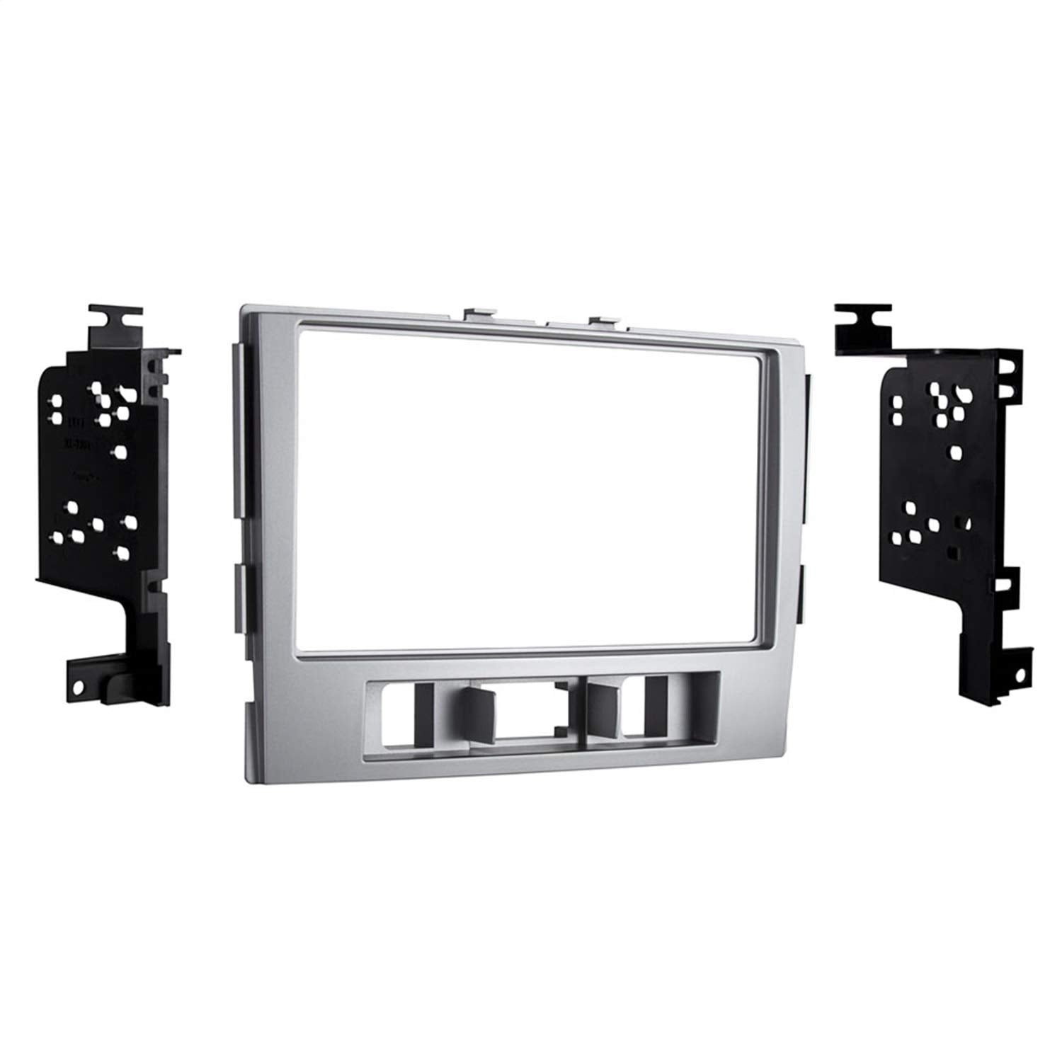 Metra Double DIN Dash Kit 95-7361S for Select 2010-2012 Hyundai Santa Fe Vehicles (Silver)