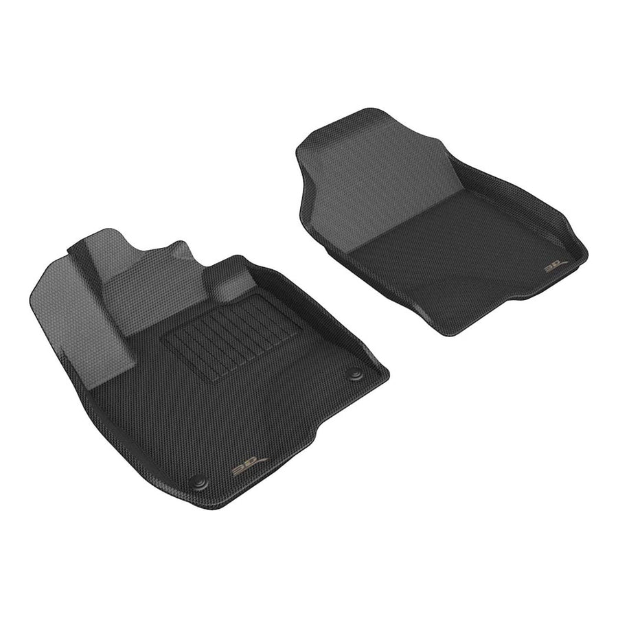 3D MAXpider KAGU Custom Fit Floor Mat (BLACK) Compatible with HONDA HR-V 2022-2025 - Front Row