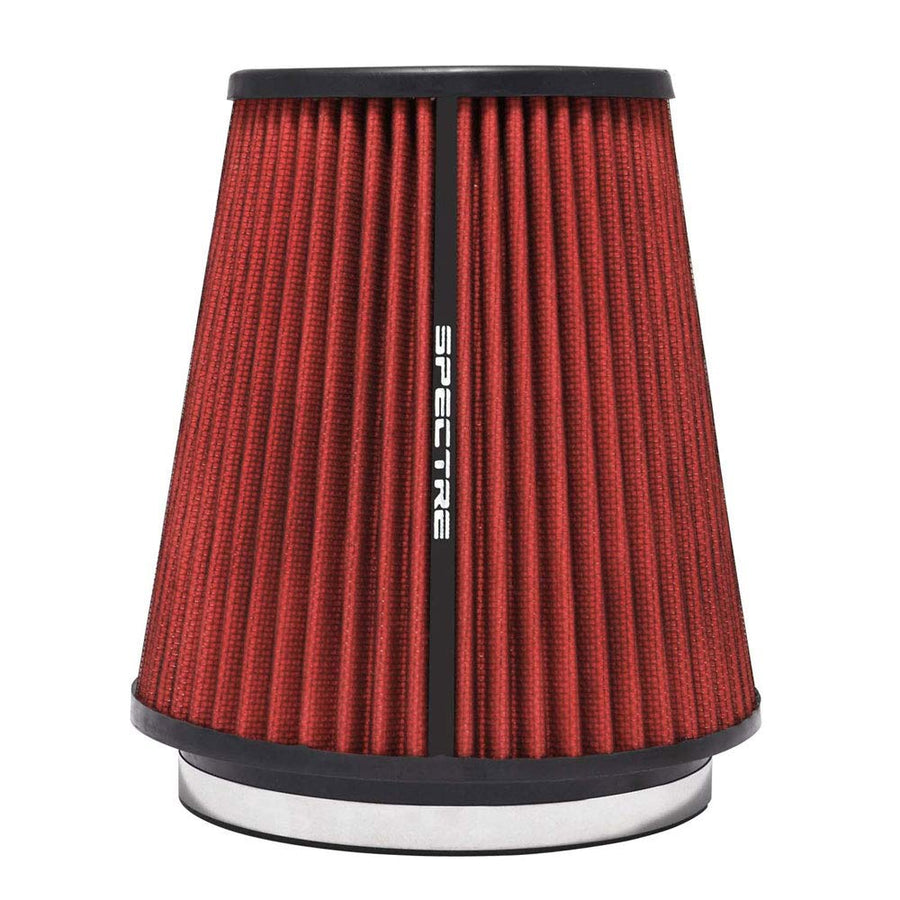 Spectre Clamp-On Universal Air Filter: High Performance, Washable Filter: Round Tapered; 6 in (152 mm) Flange ID; 8.5 in (216 mm) Height; 7.719 in (196 mm) Base; 5.125 in (130 mm) Top, SPE-HPR9891