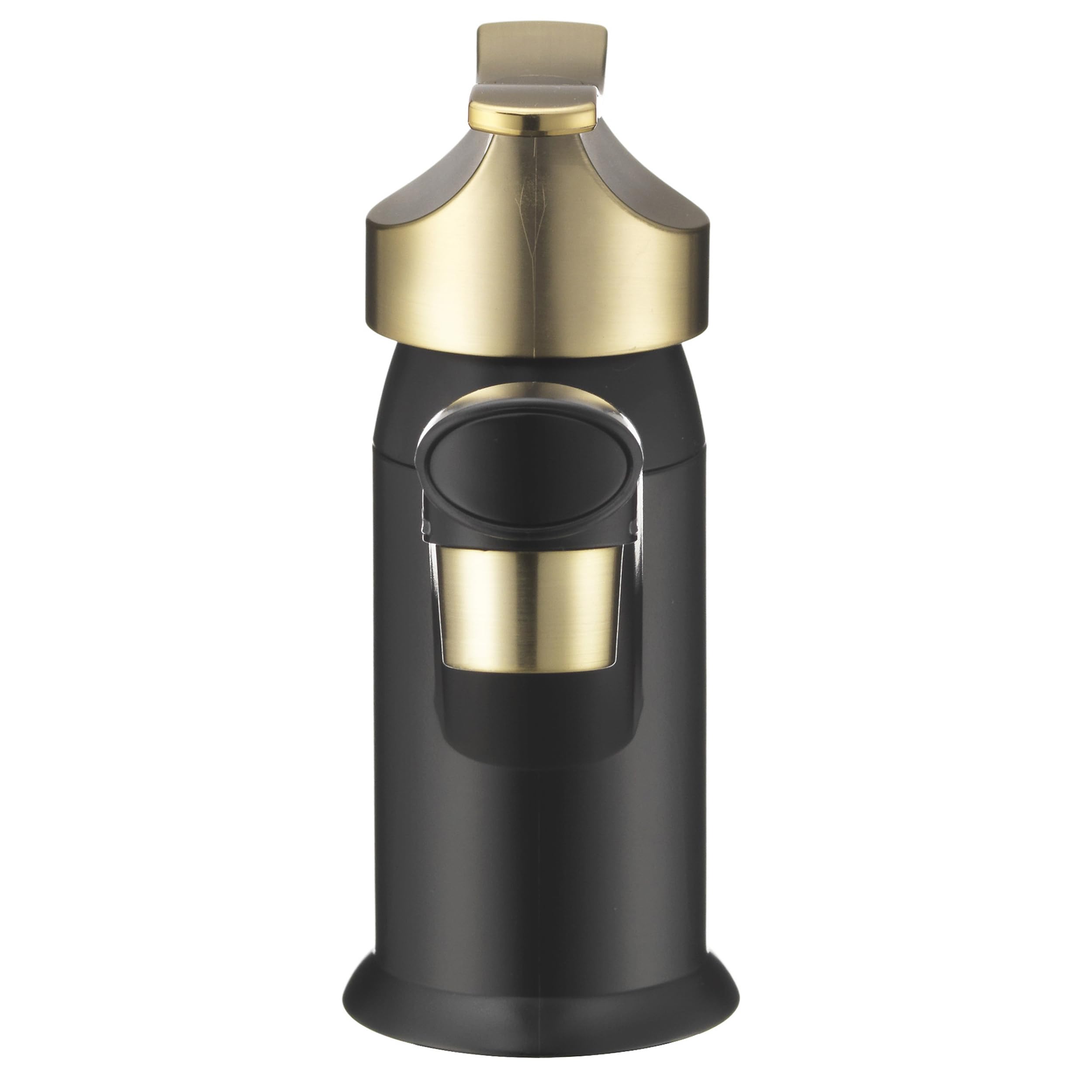 Dura Faucet Streamline RV Single Lever Centerset Lavatory Sink Faucet (Matte Black/Matte Gold)