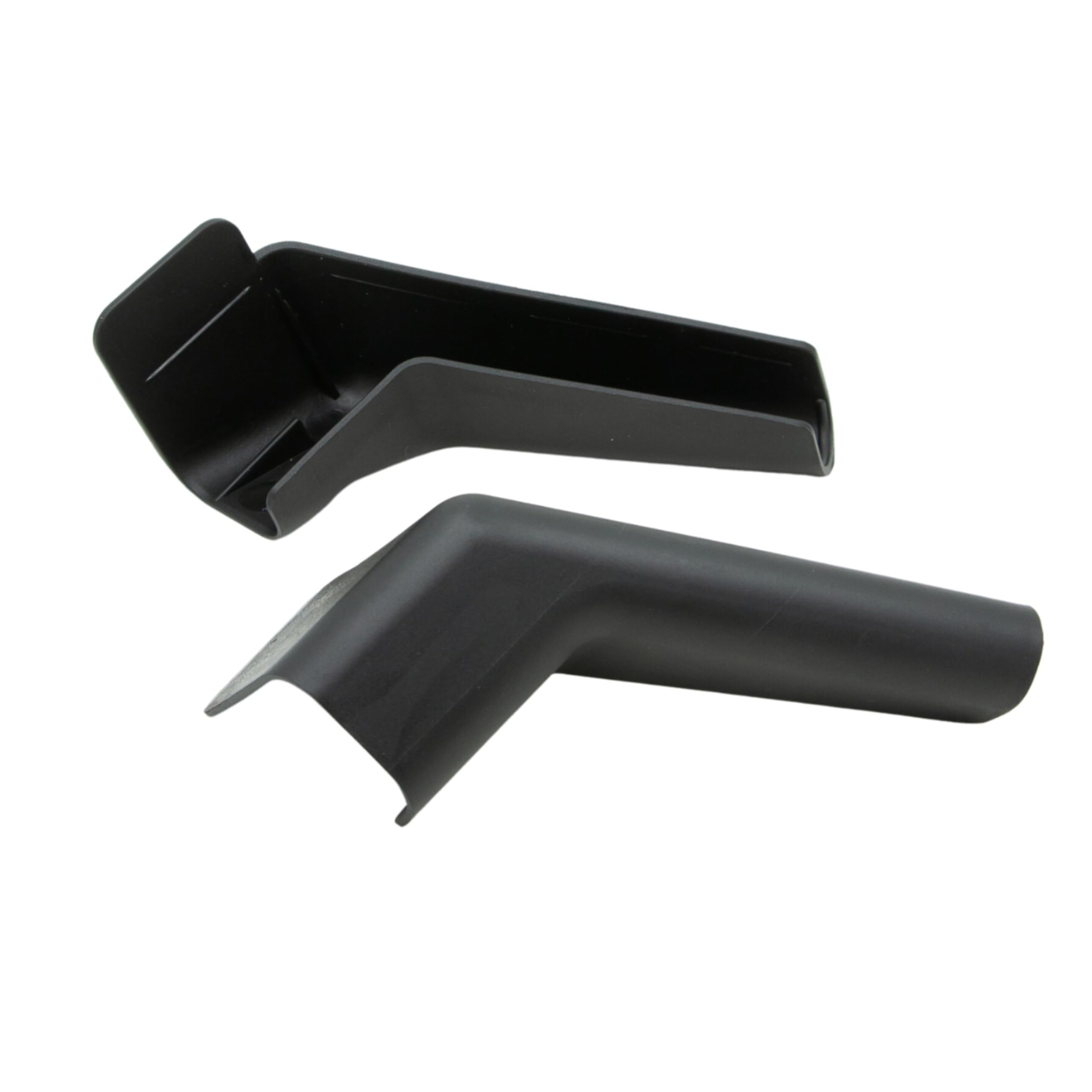 Flexible JR Products Extended Rain Gutter 655-FLEX-BK-A - Black