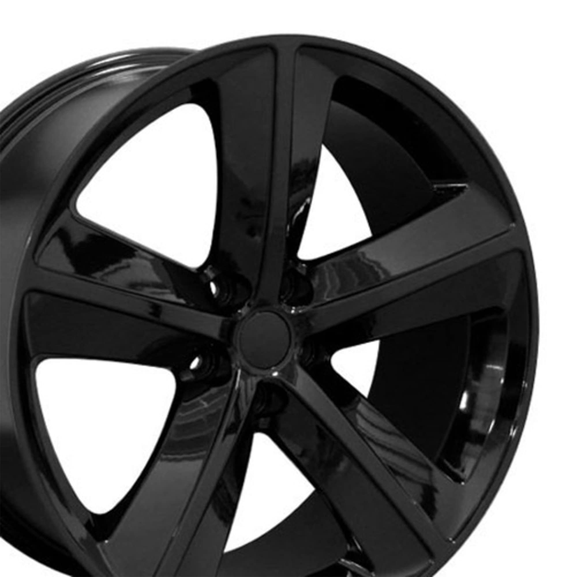 Black Wheel Painted OE Wheels LLC DG05-20090-5115-20B (20 x 9. inches /5 x 115 mm, 20 mm Offset)