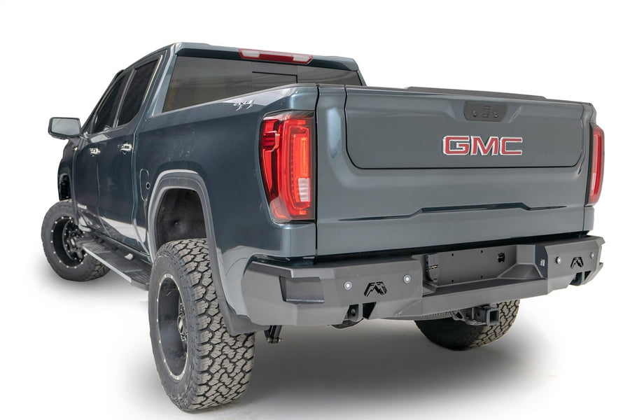 Fab Fours GS23-W5851-1 - Premium Rear Bumper Fab Fours Fits 23 Compatible with/Replacement for Sierra 1500