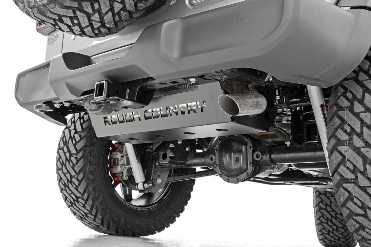 Muffler Rough Country Skid Plate for 2018-2024 Jeep Wrangler JL - 10599