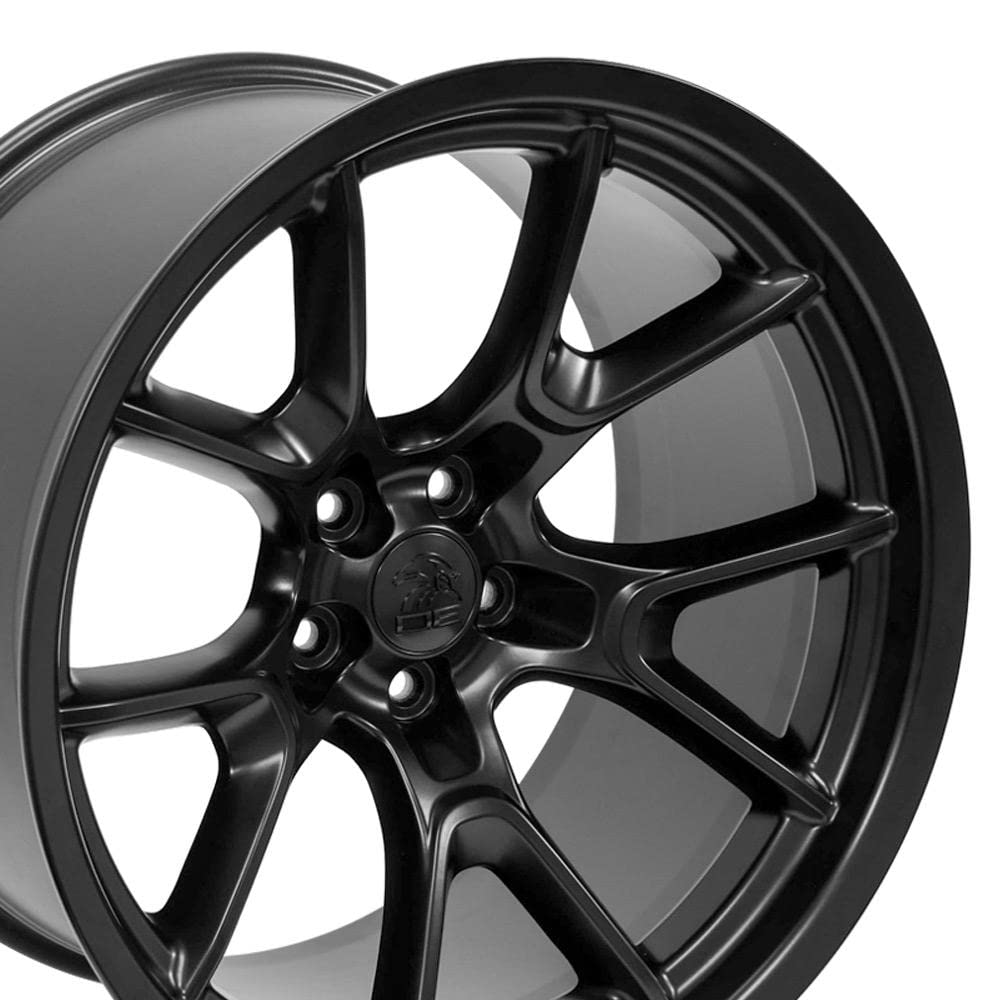 20 Inch OE Wheels DG21 Rim Fits Challenger 50th Anniversary Style 5x115 20x11 Satin Black - Hollander 10369 (1)