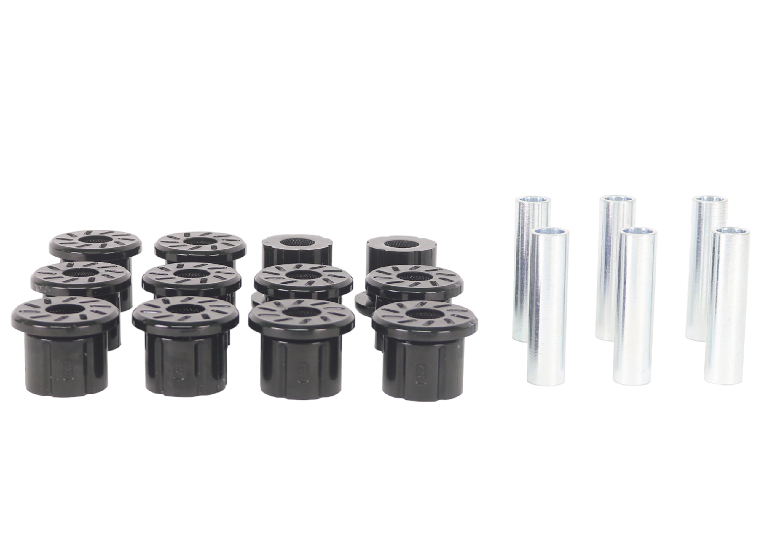 Whiteline W73477 Leaf Spring and Shackle Bushing Kit Rear Compatible with 67-87 Chevrolet, GMC