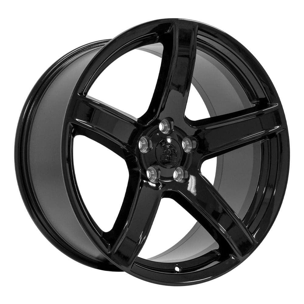 20 Inch OE Wheels DG22 Rim Fits Charger/Challenger SRT Hellcat Style 5x115 20x9.5 Gloss Black - Hollander 2640 (1)