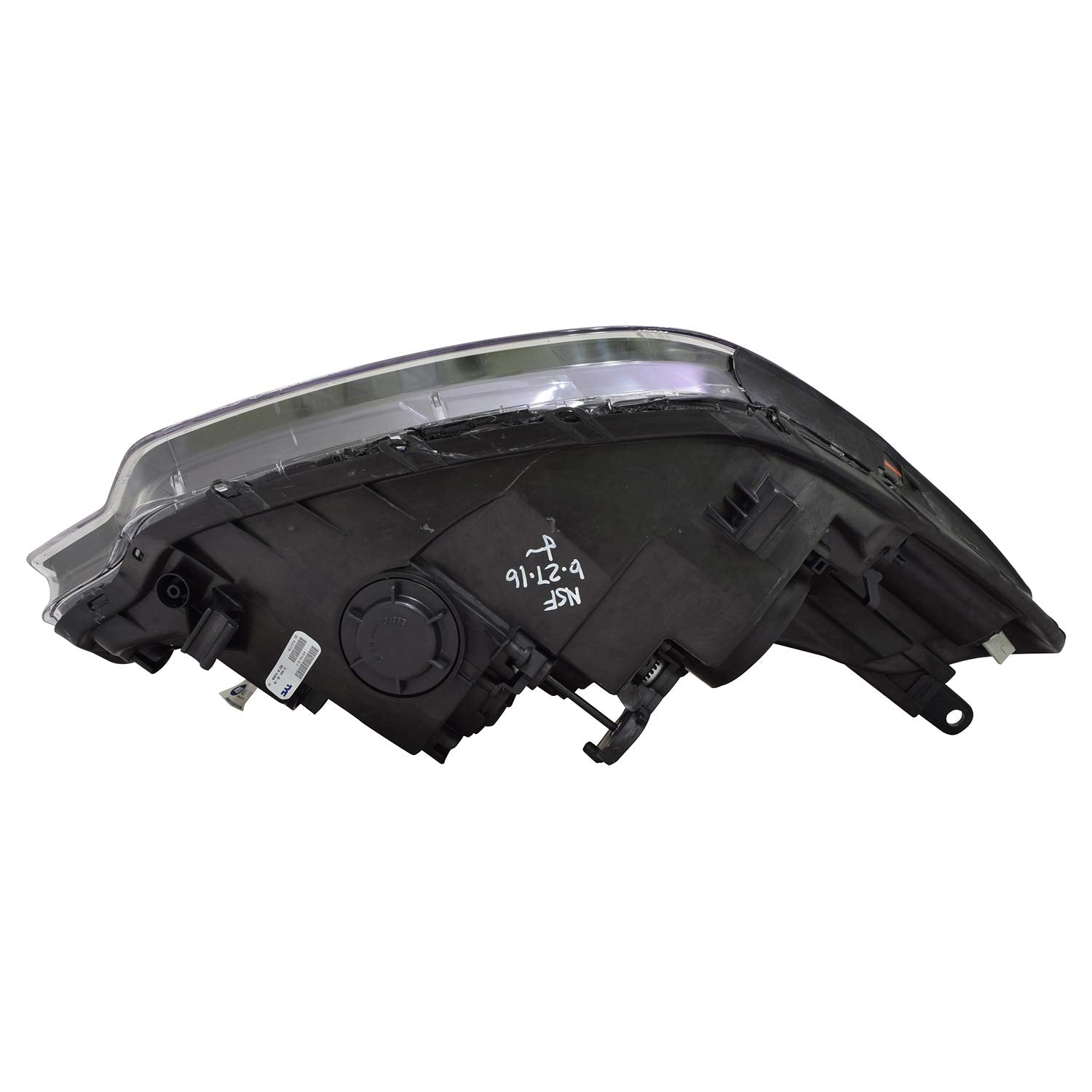 Left TYC Headlight Assembly Compatible with 2015-2016 Kia Forte