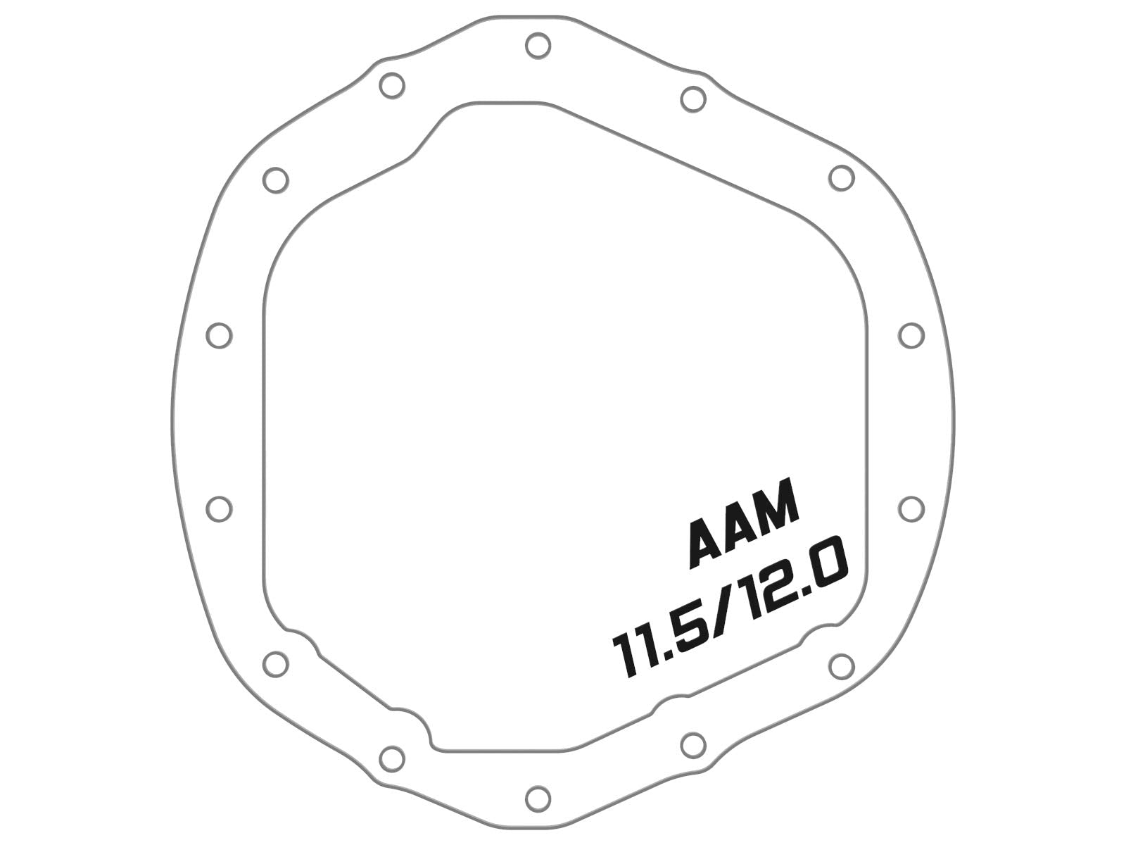 aFe POWER Rear Differential Cover Pro Series Black w/Machined Fins - #46-71260B - GM Trucks 20-23 V8-6.6L (AAM 11.5/12.0-14)