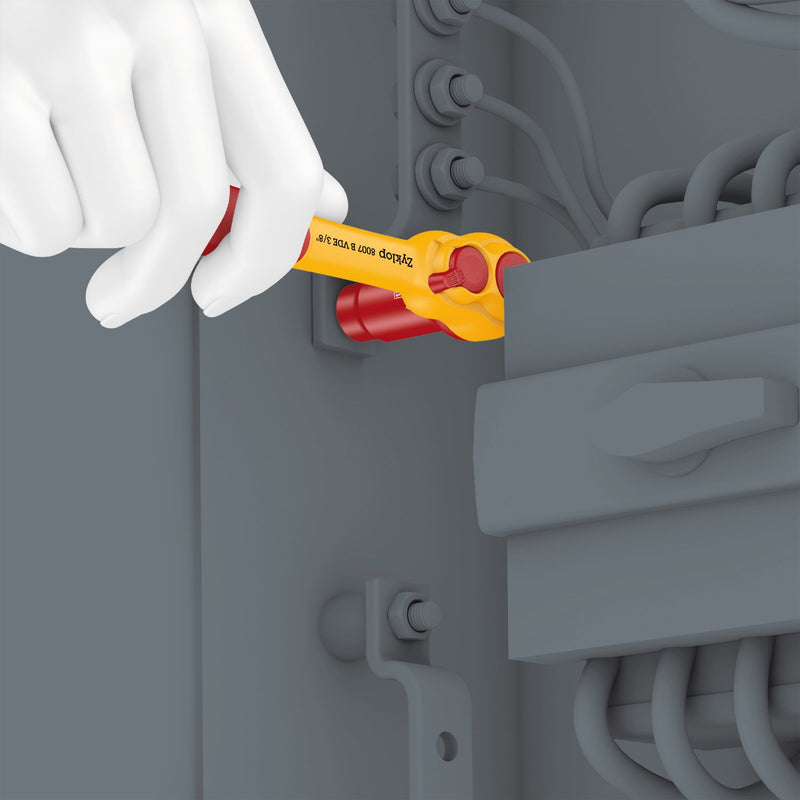 VDE Ratchet 8007 B with switch lever and 3/8" drv