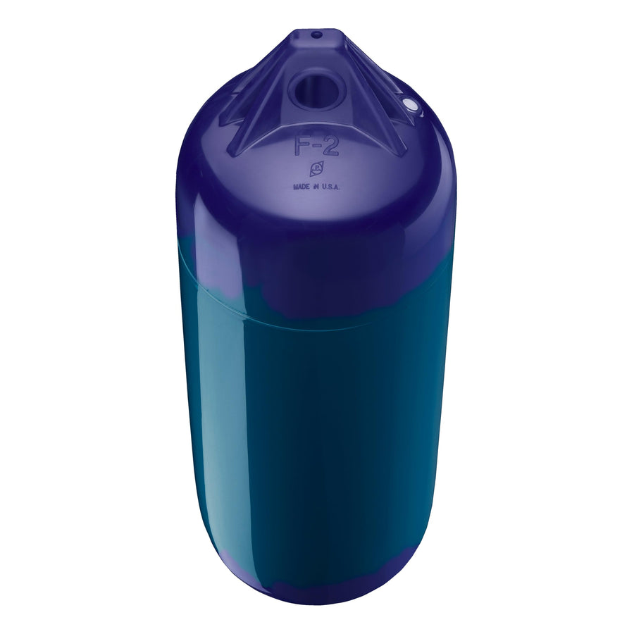 F-2 Standard Blue Ropehold - Catalina Blue Polyform F-Series Boat Fender