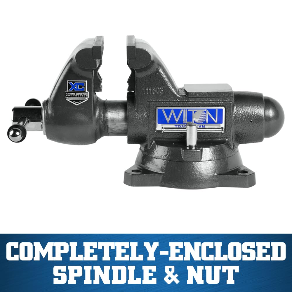 Tradesman Wilton XC Bench Vise, 4-1/2" Jaw Width, 3-1/2" Max Jaw Opening, 3-1/4" Throat (Model 1745XC)