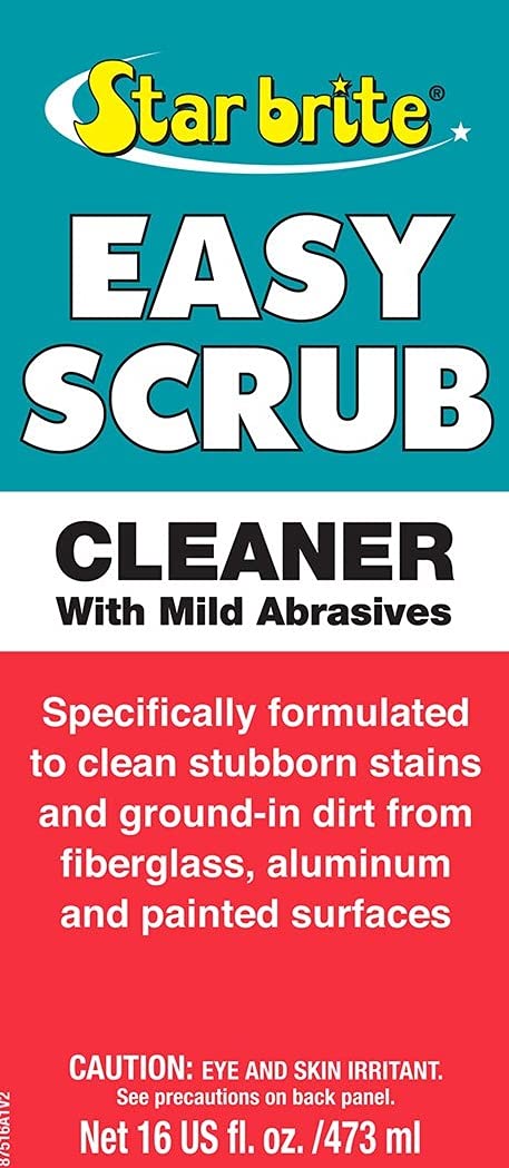 Easy Scrub Cleaner STAR BRITE With Mild Abrasives - Non-Scratch Surface Cleaner for Sinks, Tile, Glass, Showers, Aluminum & Painted Surfaces - 16 OZ (087516)