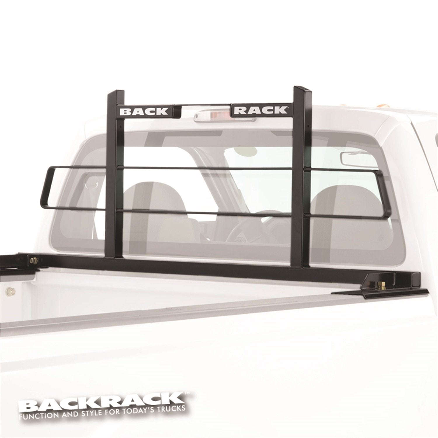BACKRACK RealTruck Side Rails to use w/ 21" Toolbox | Black, No Drill | 55523TB | Fits 2015-2025 Ford F-150 w/ 5.5' Bed Aluminum Body
