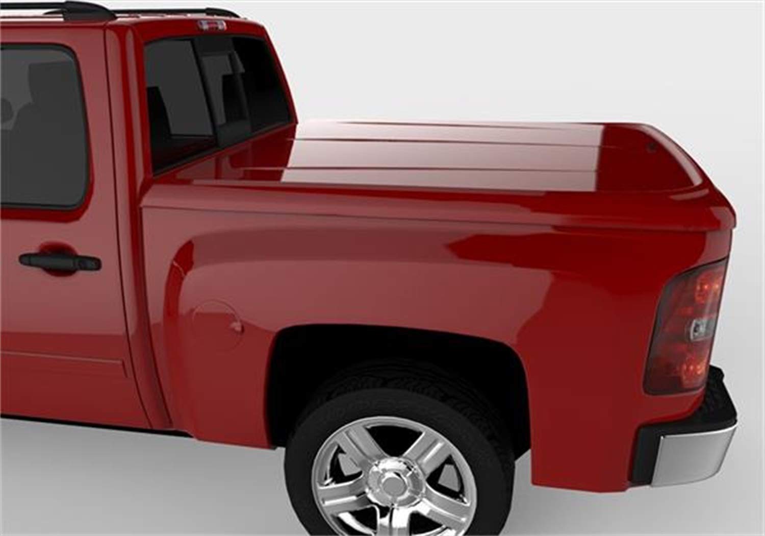 UnderCover RealTruck Lux One-Piece Truck Bed Tonneau Cover | UC1066L-74 | Fits 2007 - 2013 Chevy Silverado 1500 74(GCN)(WA9260) - Victory Red 5' 9" Bed (69.3")