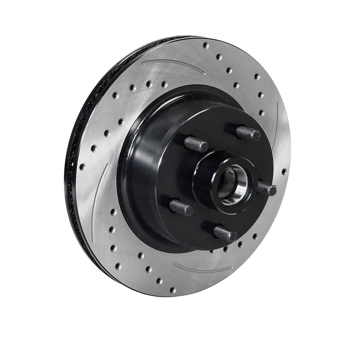 SRP-BLK Rotor-Vented w/Hub & Studs