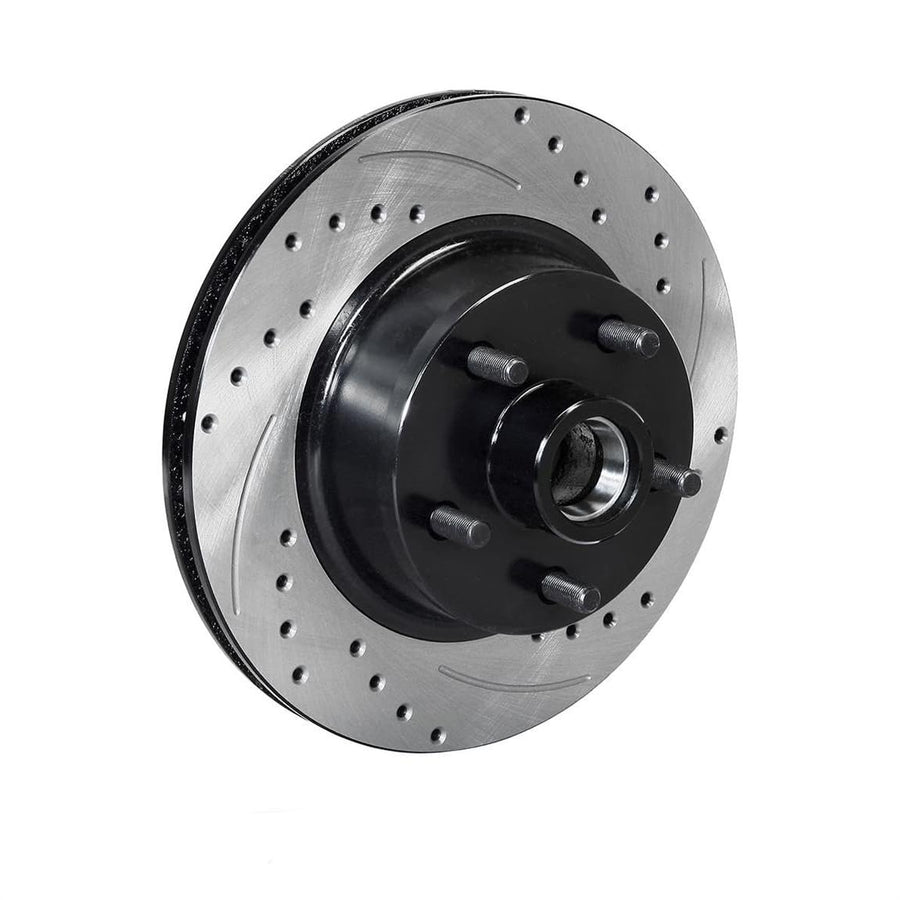 SRP-BLK Rotor-Vented w/Hub & Studs