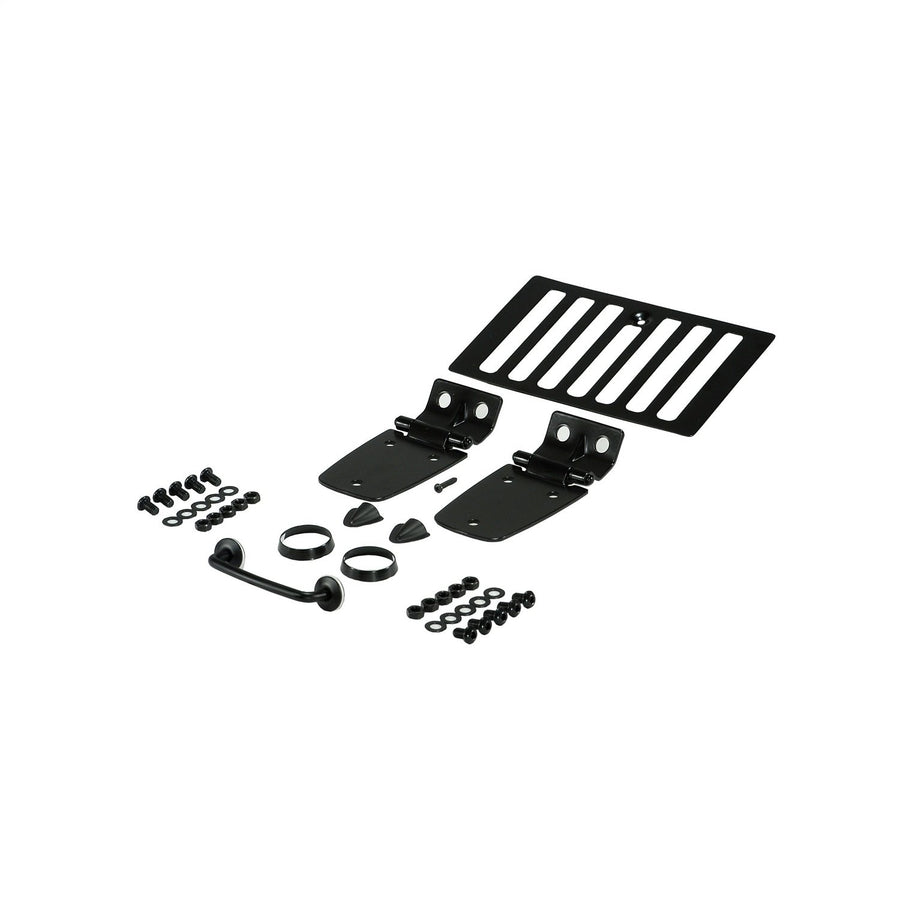 Hood Kit, Black | Rugged Ridge | 11201.02 | Fits 1997-2006 Jeep Wrangler TJ