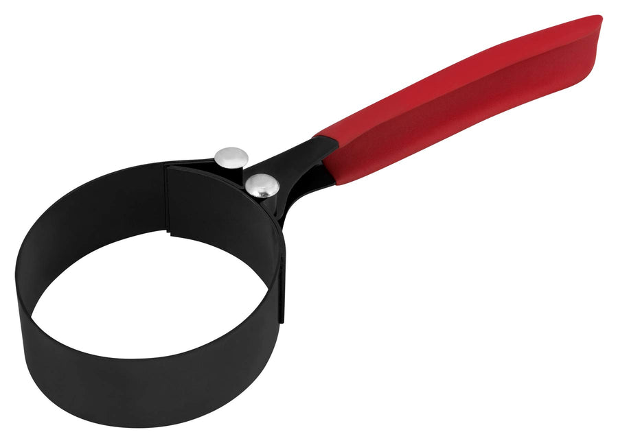 W54053 Performance Tool 2 7/8-Inch to 3 1/4-Inch Oil Filter Wrench with Wide Steel Band and Vinyl Grip Handle for Spin-On Type Filters