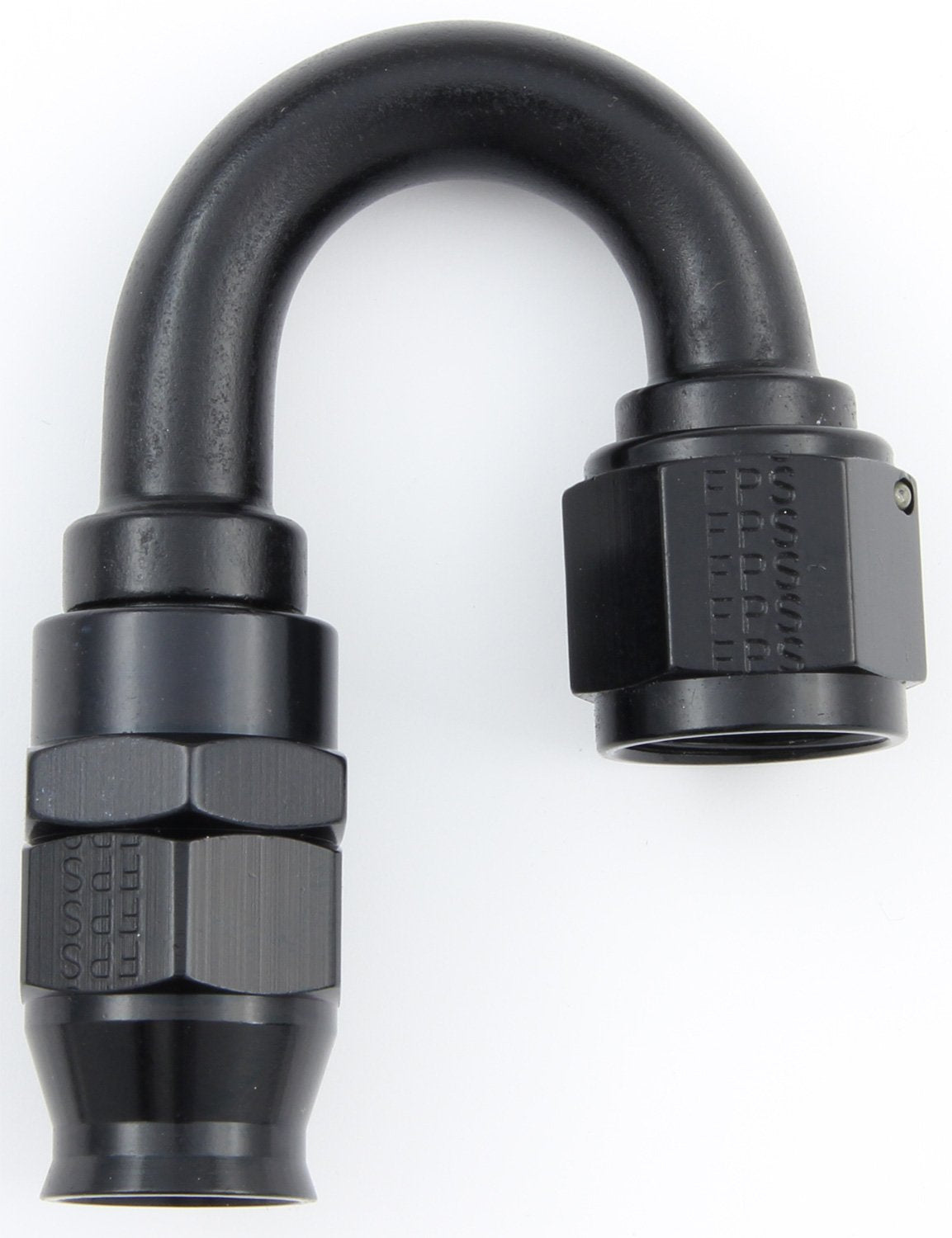 Black Fragola 681808-BL Size (-8) 180° PTFE Hose Fitting