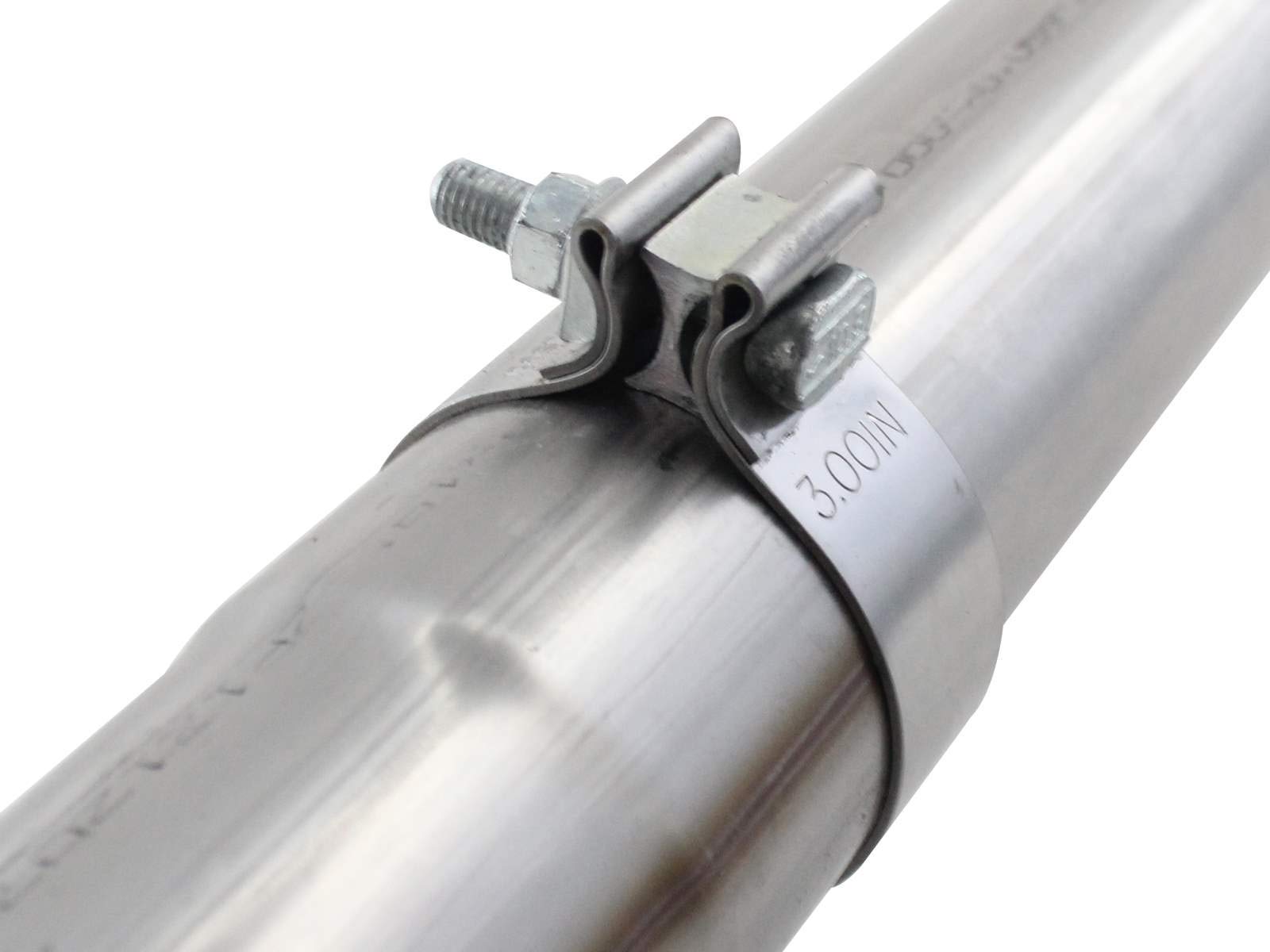 MACH Force-Xp aFe Power 3" Stainless Steel Cat-Back Exhaust System with Black Tip for Ford F-150 Ecoboost