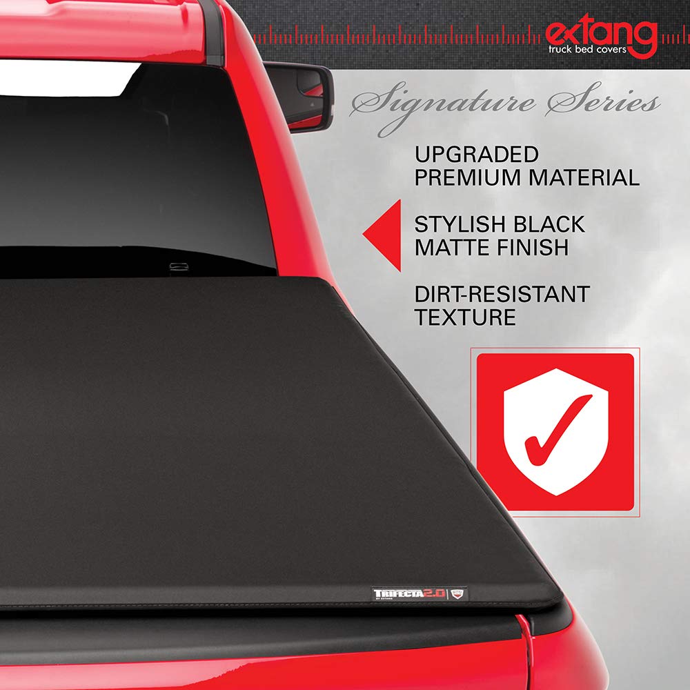 Extang RealTruck Trifecta Toolbox 2.0 Soft Folding Truck Bed Tonneau Cover | 93458 | Fits 2019 - 2025 Chevy/GMC Silverado/Sierra 1500HD (does not fit with factory side sotrage box) 8' 2" Bed (98.2")