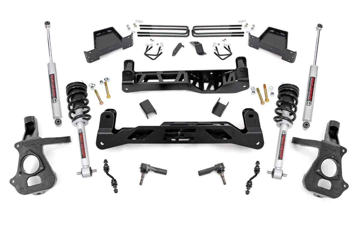7" Lift Kit Rough Country w/N3 Struts for 2014-2018 Chevy/GMC 1500 2WD - 18734