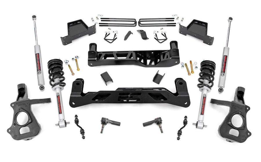 7" Lift Kit Rough Country w/N3 Struts for 2014-2018 Chevy/GMC 1500 2WD - 18734